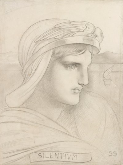 Silentium by Simeon Solomon